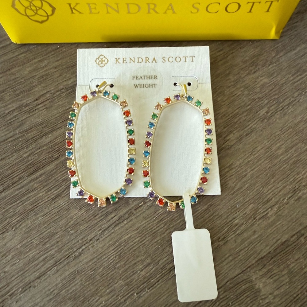 NWT Sample Kendra Scott multicolor Danielle earrings